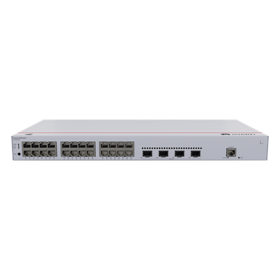 HUAWEI - Switch Capa 3 / 24 Puertos Gigabit / 4 Uplink 10GE SFP+ / 128 Gbps / iStack / ERPS