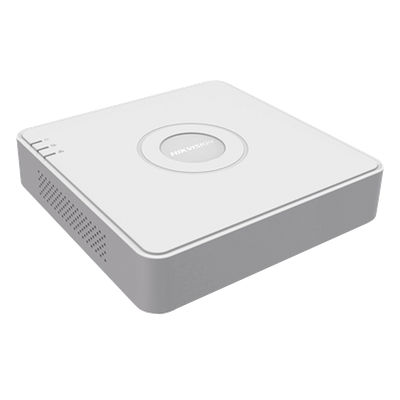 HIKVISION - DVR 16 Canales TurboHD + 2 Canales IP / 2 Megapixel (1080p) Lite / Acusense Lite (Evita falsas alarmas) / Audio por Coaxitron / 1 Bahía de Disco Duro / H.265+ / Salida de VÌdeo en Full HD