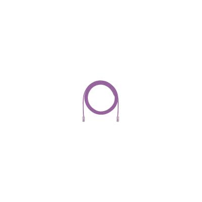 PANDUIT - Cable de Parcheo UTP Cat6A, CM/LSZH, Diámetro Reducido (28AWG), Color Violeta, 0.30 Metros (1 Pie)
