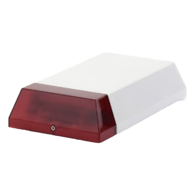 SFIRE - Sirena Inalámbrica / Batería de Litio 19 Ah / RF 200 m (656.2 ft) / Nivel Sonoro 100 dB / IP55 / Transmisor Universal