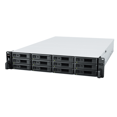 SYNOLOGY - Unidad de Expansión / 12 Bahías SAS/SATA / 3.5" o 2.5" / Diseño Redundante / Chasis Rack 2U / SAS In/Out