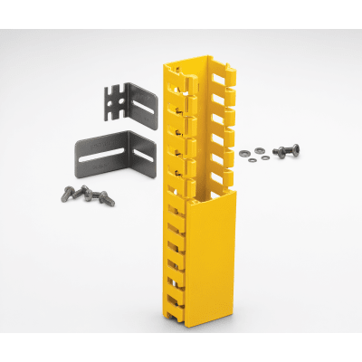 PANDUIT - Kit de Administración de Cables Vertical / Sistema de Enrutamiento 2x2 / Altura 1828.8 mm (6 ft) / ABS Libre de Halógenos / Color Amarillo