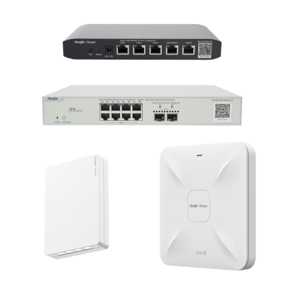 RUIJIE - Equipos Ruijie DEMO Ideal para Probar Integraciones de Redes Business y Enterprise con WiFi 6
