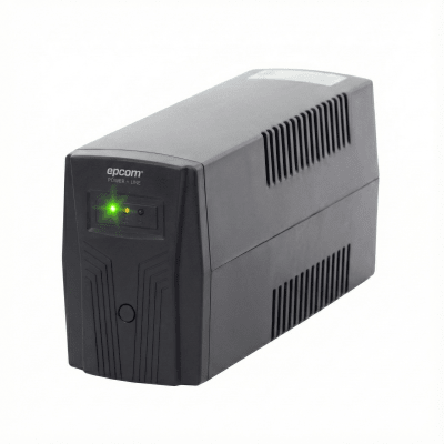 EPCOM POWERLINE - UPS de 850VA/510W / Topología Línea Interactiva / Entrada y Salida 120 Vca / Regulador de Voltaje AVR 80-150 Vca / Clavija NEMA 5-15P / 4 Tomas NEMA 5-15R /Sin RJ11 ni RJ45