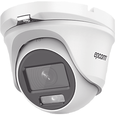 EPCOM PROFESSIONAL - Cámara Eyeball TurboHD / 3K 2960x1665 / Lente 2.8 mm / ColorVu Luz Blanca 20 m (65.6 ft) / Audio por Coaxitron / IP66 / dWDR / 4 Tecnologías TVI-AHD-CVI-CVBS