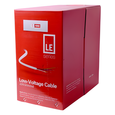 SFIRE - Cable para Alarma / 6 Conductores / 22 AWG / CCA / 305 m (1000 ft) / PVC Retardante / Blanco