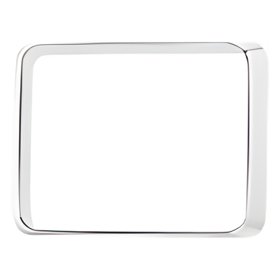 FEDERAL SIGNAL - Bisel cromado con empaque para luces Quadraflare 9X7