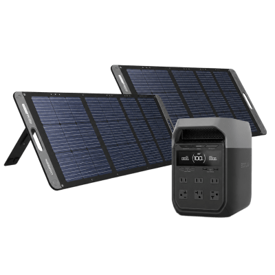 UGREEN - KIT DE ENERGÍA PORTÁTIL ECOFLOW E980 Y PANEL SOLAR 200W