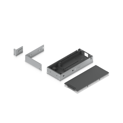 UBIQUITI - Kit para instalar en rack switches USW-PRO-MAX-16-POE o USW-PRO-MAX-16, 1UR, con base para fuente de alimentación y cable