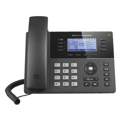 GRANDSTREAM - Teléfono IP Gama media de 8 Líneas con 4 teclas de función, 32 teclas de extensión BLF digital y conferencia de 5 vías PoE Gigabit