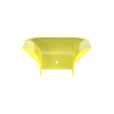PANDUIT - Accesorio de Control de Radio de Curvatura / 2' (50.8 mm) / Policarbonato/ABS / 3.75' x 3.75' x 7.93' (95.2x95.2x201.4 mm) / Amarillo