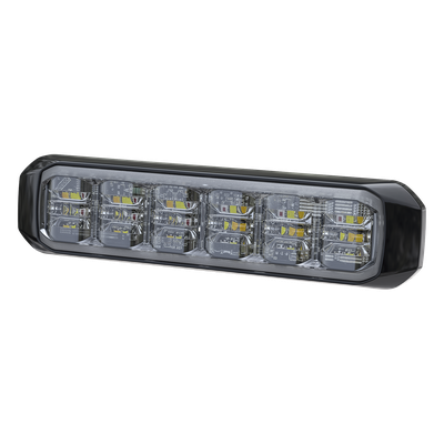SIGNALPRO - Luz Auxiliar LED / 18 LEDs Tricolor / SAE J845 Clase 1 / IPX7 / 28 Patrones / 12 VCD / 100°