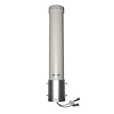 HIKVISION - Antena Omnidireccional / 360° Cobertura / 5 GHz / 11 dBi Ganancia / Polarización Dual / IP65 / Montaje en Poste / SMA Macho