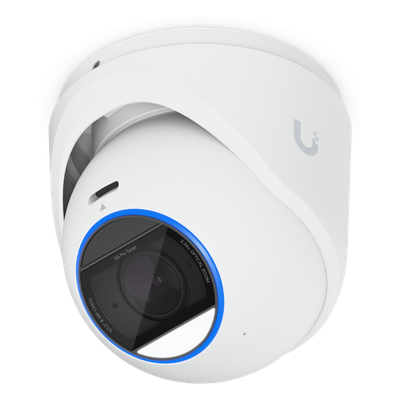 UBIQUITI - Cámara Turret IP / 4K 8MP / Zoom Óptico 2.36× / IR 40 m (131.2 ft) / Motor IA Multi-TOPS / PoE+ / IP66 IK04 / -30°C a 50°C