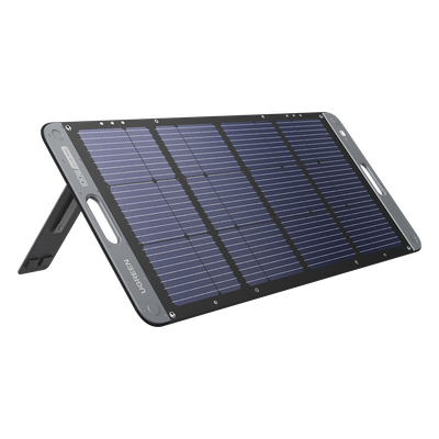 UGREEN - Panel Solar Plegable / 100W / Eficiencia 23% / IP67 / Cable XT60 2m / Heliostato Ajustable