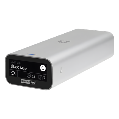 UBIQUITI - UniFi Cloud Key Gen2 para gestionar dispositivos UniFi, portal cautivo, alertas, configura vía remota, etc.