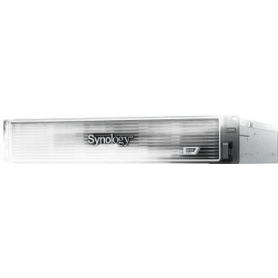 SYNOLOGY - Deep Learning NVR 12 Bahías / AMD V1780B 3.35 GHz / 16 GB DDR4 / 100 Cámaras IP / 40 Tareas IA / 2x 10GbE / Rack 2U