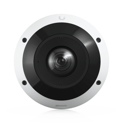 UBIQUITI - UniFi G6 Pro 360 – Cámara Panorámica 12 MP PoE, Resistente a la Intemperie y Antivandálica con Cobertura de 360°, Zoom, Giro e Inclinación Digitales, y Visión Infrarroja Inteligente