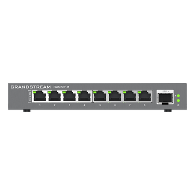 GRANDSTREAM - Switch Multi-Gigabit No Administrable / 8 Puertos RJ45 2.5G / 1 Puerto SFP+ 10G / Carcaza Metálica / 60 Gbps