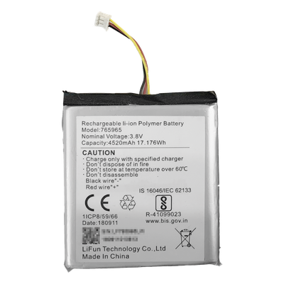 HIKVISION - Batería de Respaldo para Alarma / 4520 mAh / Peso 80 g / Perfil 8 mm / Compatible AX PRO e Híbrido