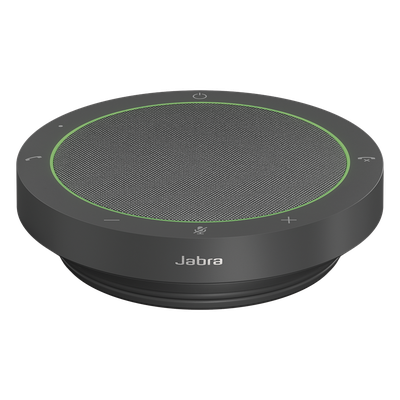 JABRA - Altavoz de Conferencia USB / 4 Micrófonos MEMS / Alcance 2.3 m (7.5 ft) / Salida 83 dB SPL / Cancelación de Eco / Cable Integrado 80 cm