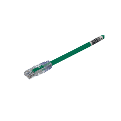 PANDUIT - Cable de Parcheo UTP, Cat6A, 24 AWG, CM, Color Verde, 3.05 Metros (10 Pies)