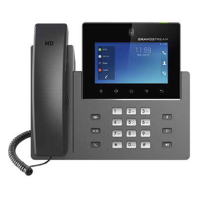 GRANDSTREAM - Videoteléfono IP pantalla táctil con android de 16 líneas, doble puerto Gigabit, PoE/PoE+