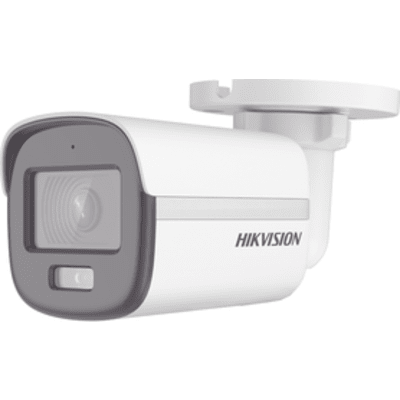 HIKVISION - [ColorVu] Bala TURBOHD 2 Megapixel (1080p) / Imagen a Color 24/7 / Lente 2.8 mm / METAL / Luz Blanca 20 mts / Exterior IP67 / TVI-AHD-CVI-CVBS / dWDR