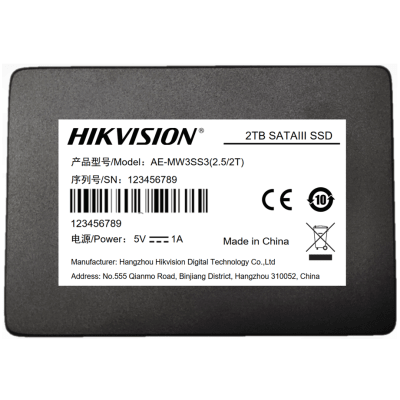 HIKVISION - Unidad de Estado Solido (SSD) 512 GB / Especializado para Videovigilancia móvil / Alto Performance / Uso 24/7 / Compatible con Todos los mDVR