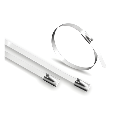 THORSMAN - Cincho de Acero Inoxidable / 4.6 x 360 mm / Rango -80°C a +150°C / 100 piezas / 1.18 x 14.17 pulgadas