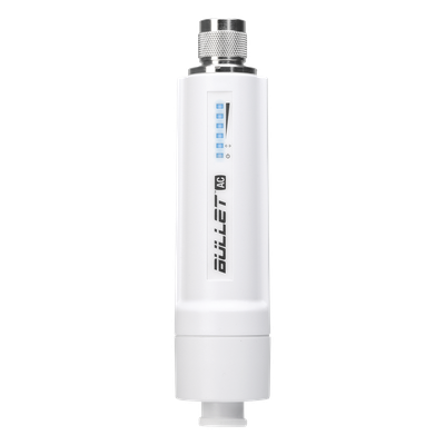 UBIQUITI - Radio Doble Banda / airMAX AC / 160 Mbps @ 2.4 GHz / 300 Mbps @ 5 GHz / PoE 24V / Gigabit / 6.23 x 1.81 in