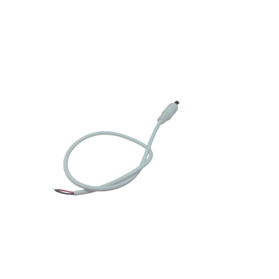 EPCOM POWERLINE - Cable con Conector Macho (Pigtail) | Forro Blanco |  Alimentación para Vcc con Puntas Libres | Polarizado | Largo 22 cm (8.66 Pulgadas) / Calibre 22AWG.