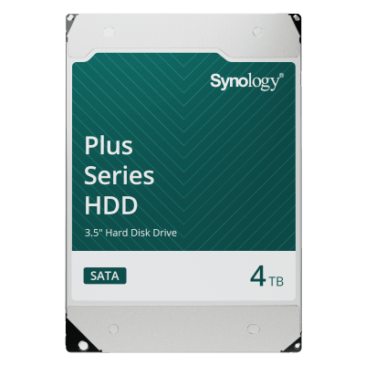 SYNOLOGY - Disco Duro SATA 3.5" / 4TB / 5400 rpm / 256 MB Caché / SATA 6 Gb/s / CMR / 180 TB/año / MTBF 1.2 Millones de Horas