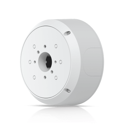 UBIQUITI - Camera Junction Box – Caja de Conexiones Antimanipulación en Color Blanco para Cámaras UniFi Protect Bullet, Dome y Turret