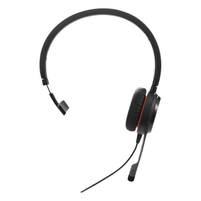 JABRA - Jabra Evolve 30 Mono con conexión USB / 3.5mm, micrófono con cancelación de ruido y controlador en el cable con botones e indicadores LED (5393-829-309)