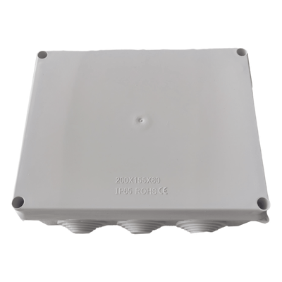 LINKEDPRO - Caja de Derivación para Exterior / IP65 / IK07 / 10 Entradas / 200 x 155 x 80 mm (7.9 x 6.1 x 3.1 in) / ABS Aislante