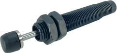 TITAN-AUTOMATION - Amortiguador Industrial NTA-AC1412-2 / Autocompensación / Roscado M14x1.5 / Carrera 12 mm / Alta Precisión / Aplicaciones Industriales Pesadas