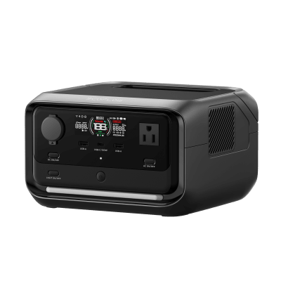 ECOFLOW - EcoFlow River 3 Plus | Estación de Energía Portátil 286Wh Litio LFP / 4 AC 800W (Max. 1600W) / 1 USB-C 100W / 3 USB -A 12W / Cargador de Coche 10A, 126W Max. / Conectividad WiFi y Bluetooth (App) / Carga Solar 220W Max.