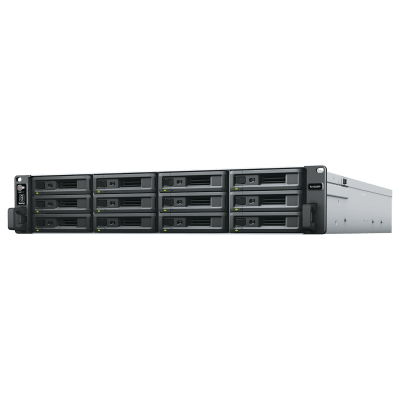 SYNOLOGY - Unidad de Expansión RX1223RP | 12 Bahías HDD/SSD SATA 3.5" o 2.5" | Fuente de Alimentación Redundante | Compatible con Synology DSM | Plug-and-Play.