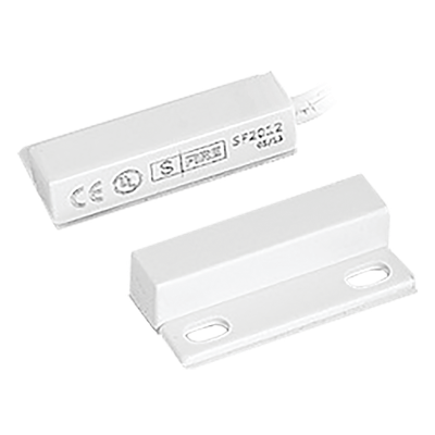 SFIRE - Contacto Magnético Ultra Compacto / GAP 29 mm (1.14 in) / Reed Switch NC / 12 VCC / Puertas y Ventanas