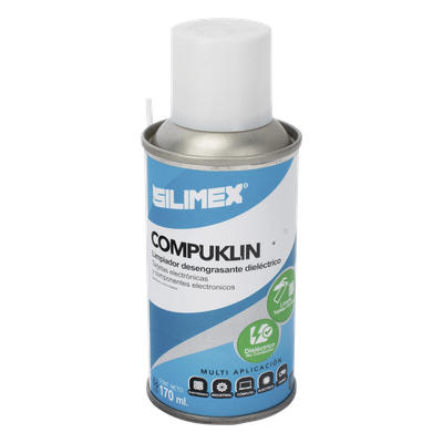 SILIMEX - Limpiador Desengrasante Dieléctrico / Aerosol 170 ml / Evaporación Ultrarrápida / Tarjetas Electrónicas y Circuitos