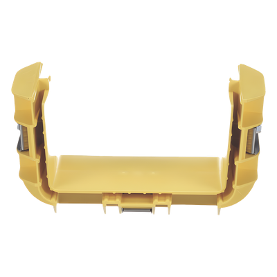 PANDUIT - Acoplador para Canaleta / 6 x 4 pulgadas (152.4 x 101.6 mm) / Sin Herramientas / ABS Resistente / Alta Visibilidad