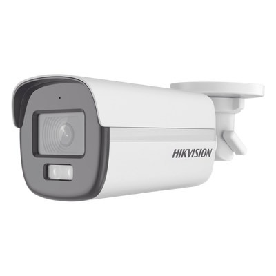HIKVISION - Cámara Bala TURBOHD / 3K 5 Megapixel / Color 24/7 / Luz Blanca 40 m (131.2 ft) / IP67 / 4 Tecnologías / Micrófono Integrado