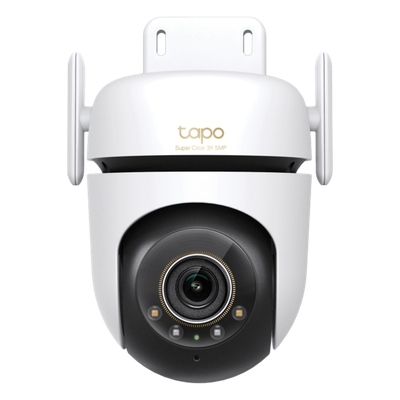 TP-LINK - Cámara IP PTZ Wi-Fi / 5 Megapixel 3K / Visión 360° / Starlight Color / IP66 / Audio Bidireccional / Detección IA