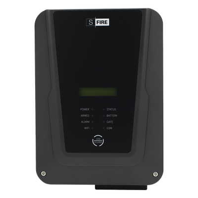 SFIRE - Energizador de Cerca Eléctrica / 2 Joules / 6,000 m (19,685 ft) Lineales / WiFi / Control Remoto 433 MHz / Detección de Fallos