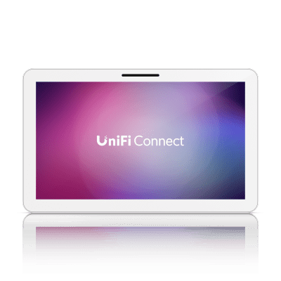 UBIQUITI - UniFi Connect UC-Display – Pantalla Interactiva de 21.5” FHD para Digital Signage Centralizado, con Multi-Touch Capacitivo, PoE++, Procesador Octa-Core ARM Cortex-A53 de 2.2 GHz y Montaje VESA