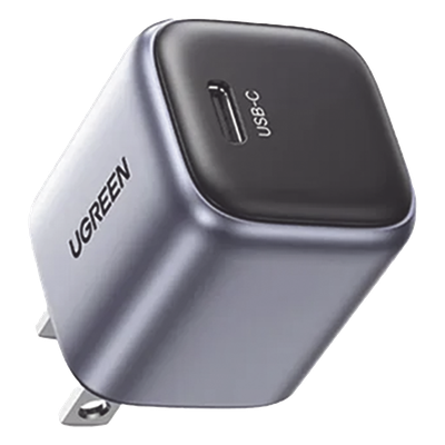 UGREEN - Cargador USB-C / 20 W Power Delivery / GaN II / Nivel 6 Eficiencia Energética / Compacto