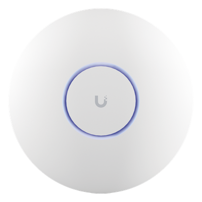 UBIQUITI - Access Point WiFi 7 Tribanda / 6 Spatial Streams / 2.5 GbE / 140 m² (1,500 ft²) / 300+ Clientes / Techo o Pared