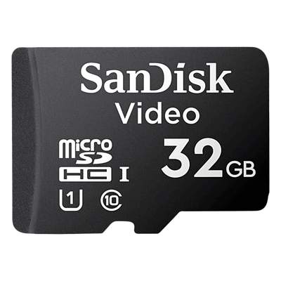 SANDISK - Memoria microSD / 32 GB / Clase 10 UHS-I / Alta Resistencia / Videovigilancia 24/7 / -25 °C a 85 °C