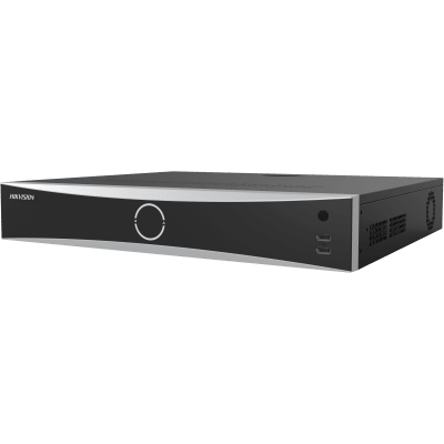 HIKVISION - NVR 32 Megapíxel (8K) / 32 Canales IP / 16 Puertos PoE+ / ACUSENSE / ANPR / Conteo de Personas / Reconocimiento Facial / 4 Bahías de Disco Duro / Soporta POS / Alarmas I/O